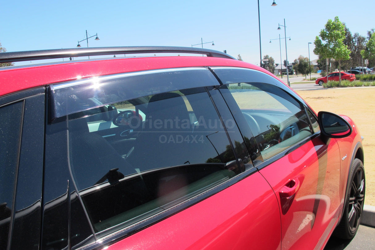 Stainless Edge Weather Shields for Porsche Cayenne 92A Series 2010-2017