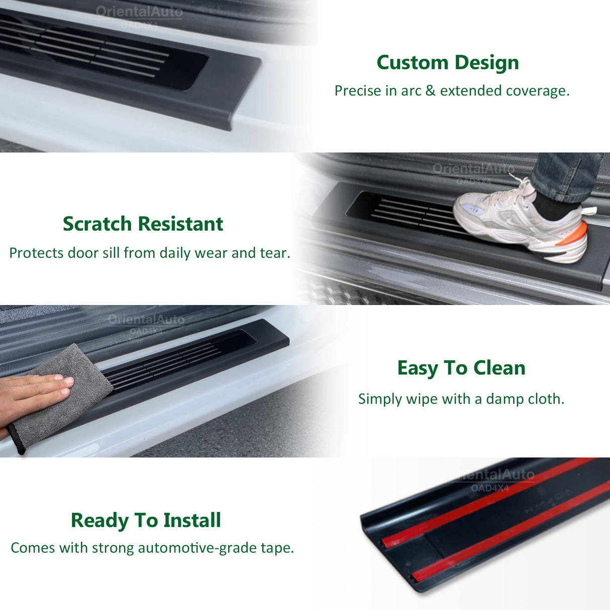 ABS Door Sill Protector for KIA Tasman 2025-Onwards