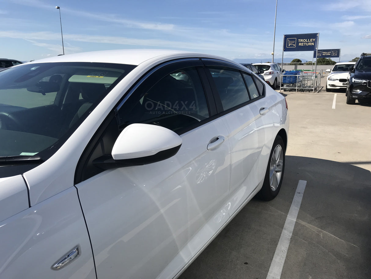 Stainless Edge Weather Shields for Holden Commodore ZB Sedan 2017-2020