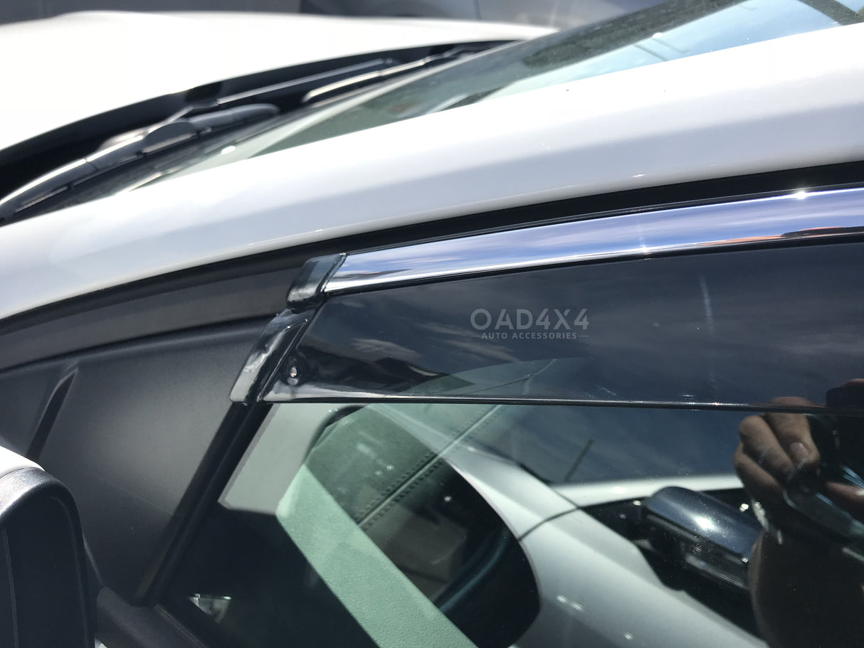 Stainless Edge Weather Shields for Holden Commodore ZB Sedan 2017-2020