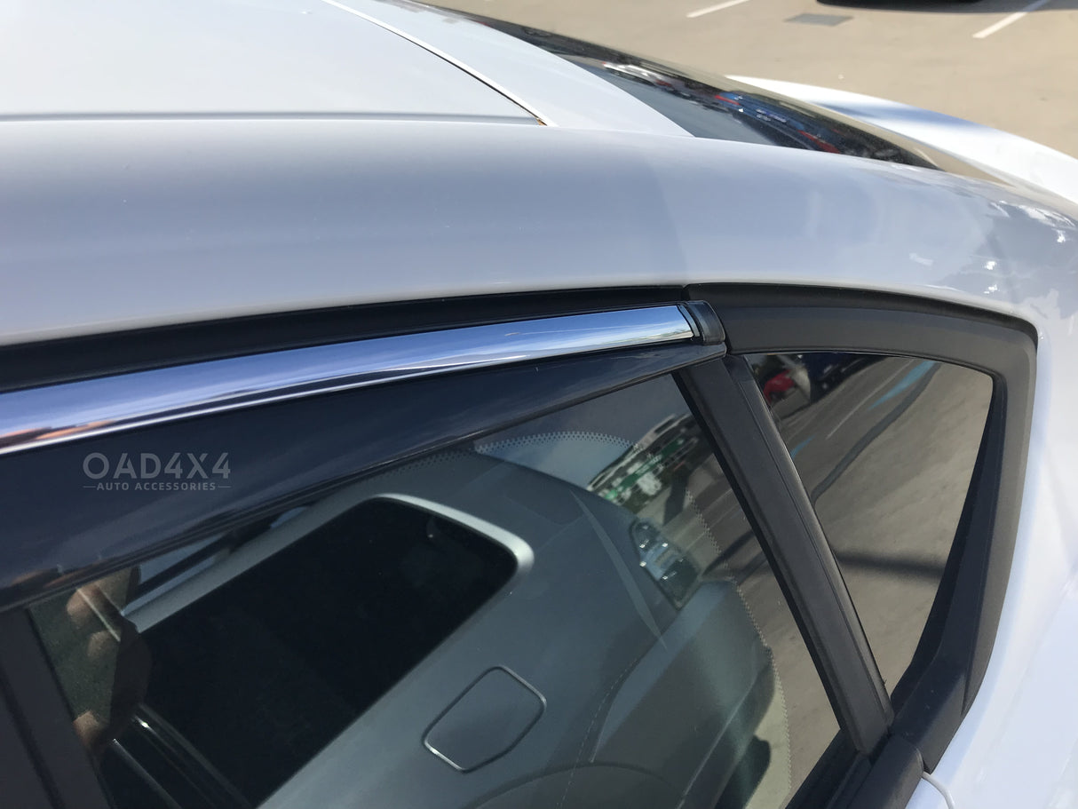 Stainless Edge Weather Shields for Holden Commodore ZB Sedan 2017-2020