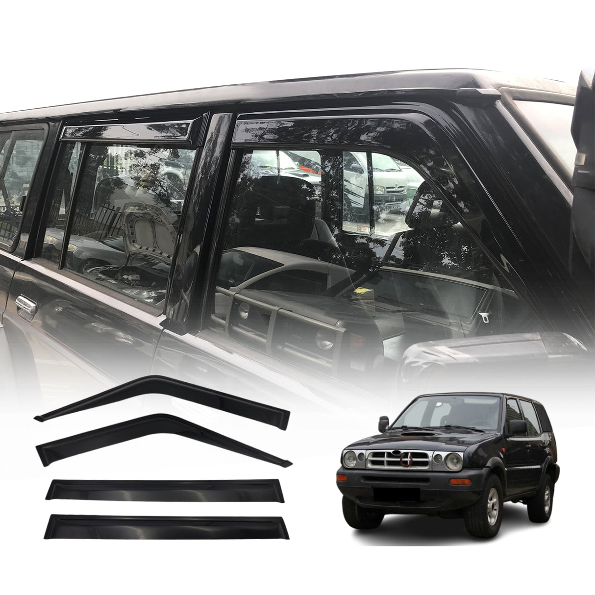 Luxury Weather Shields for Ford Maverick 1988-1993 Auto Mirror