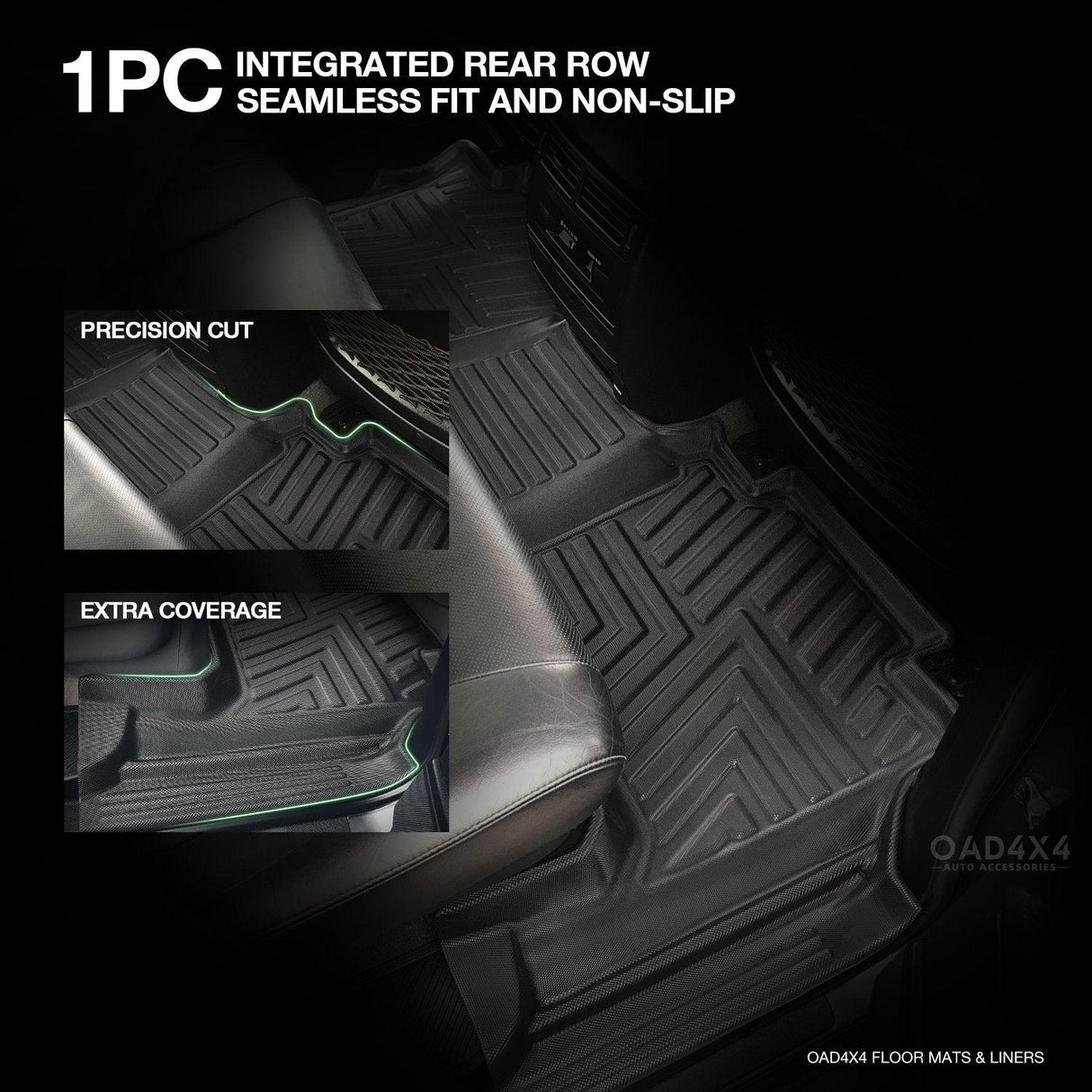 5D TPE Car Floor Mats for Toyota Land Cruiser 200 2007-2012