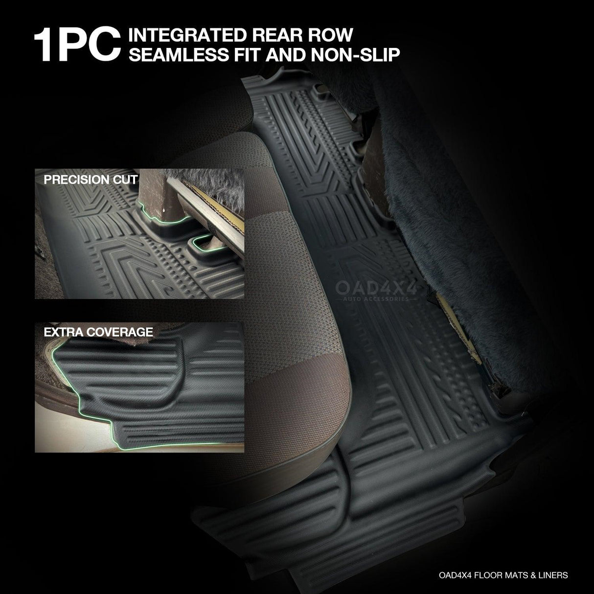 5D TPE Car Floor Mats for Toyota Land Cruiser 80 Series 1990-1998