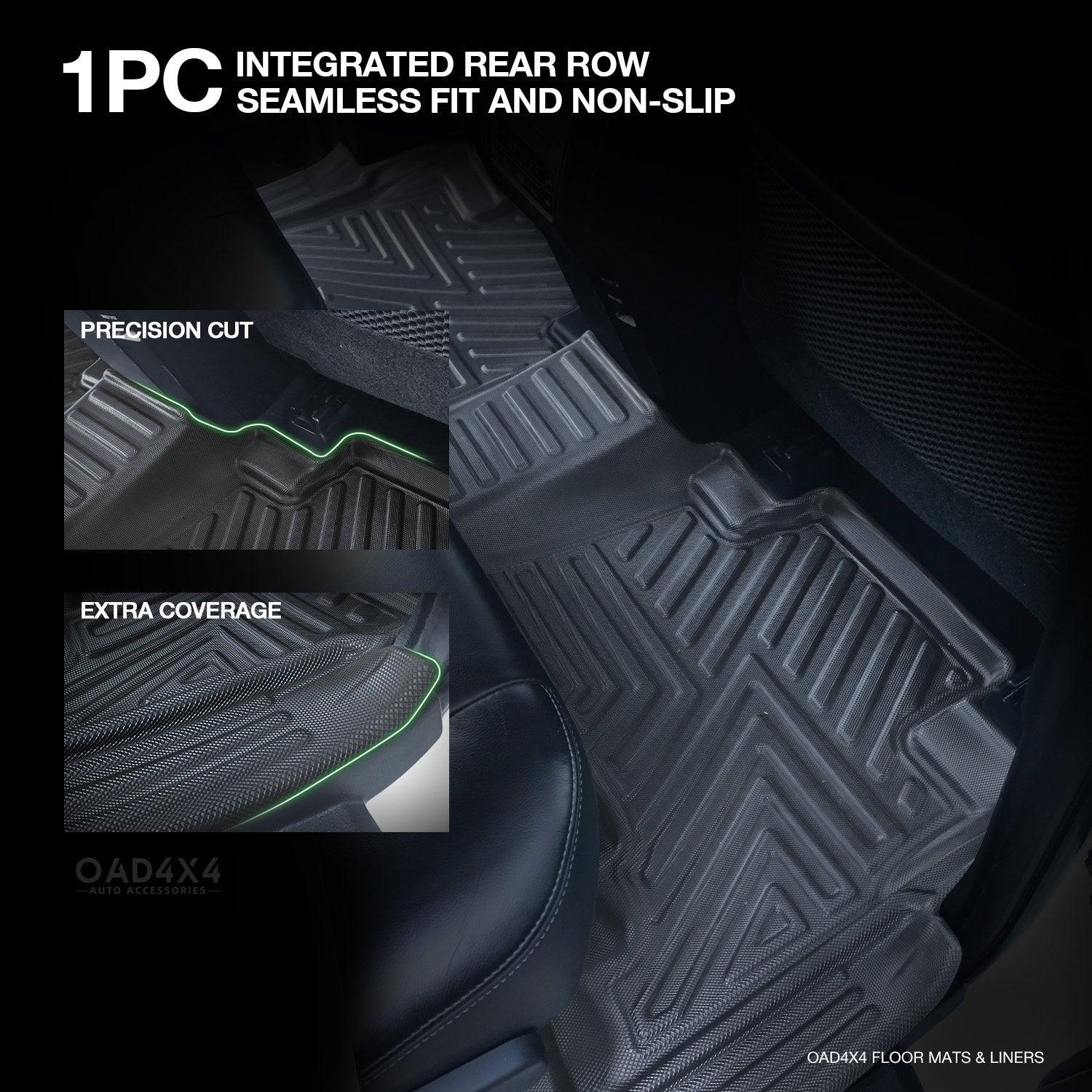 5D TPE Car Floor Mats for Toyota Land Cruiser Prado 150 Auto 7 Seats 2009-2024
