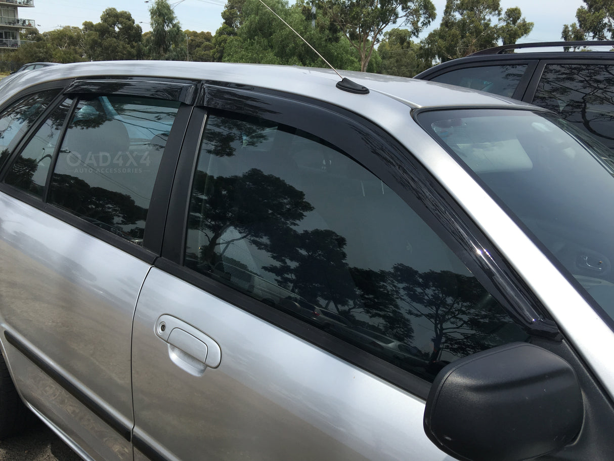 Luxury Weather Shields for Ford Laser Hatch 1998-2002