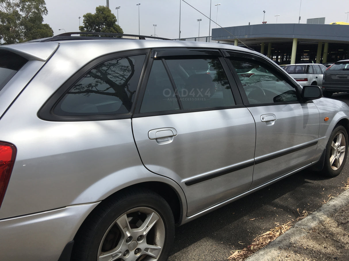 Luxury Weather Shields for Mazda 323 Hatch 1998-2004
