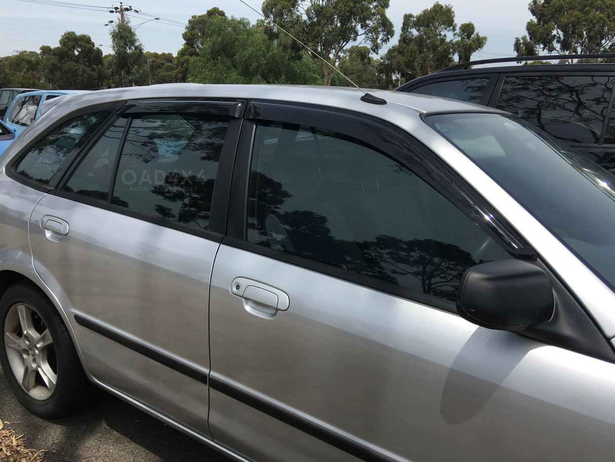Luxury Weather Shields for Ford Laser Hatch 1998-2002