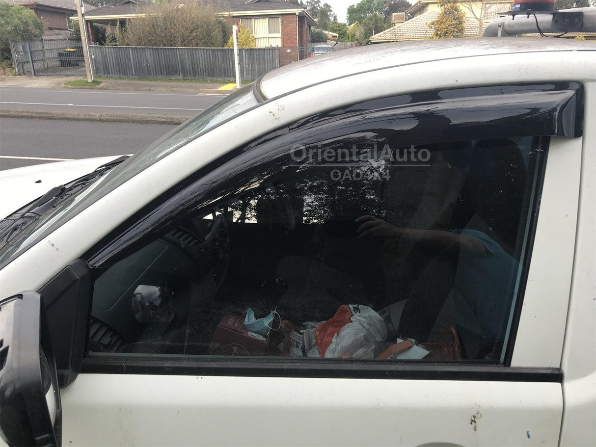 Luxury Weather Shields for Mitsubishi Triton Single Cab 2006-2015 with Extended Mirror 2PCS