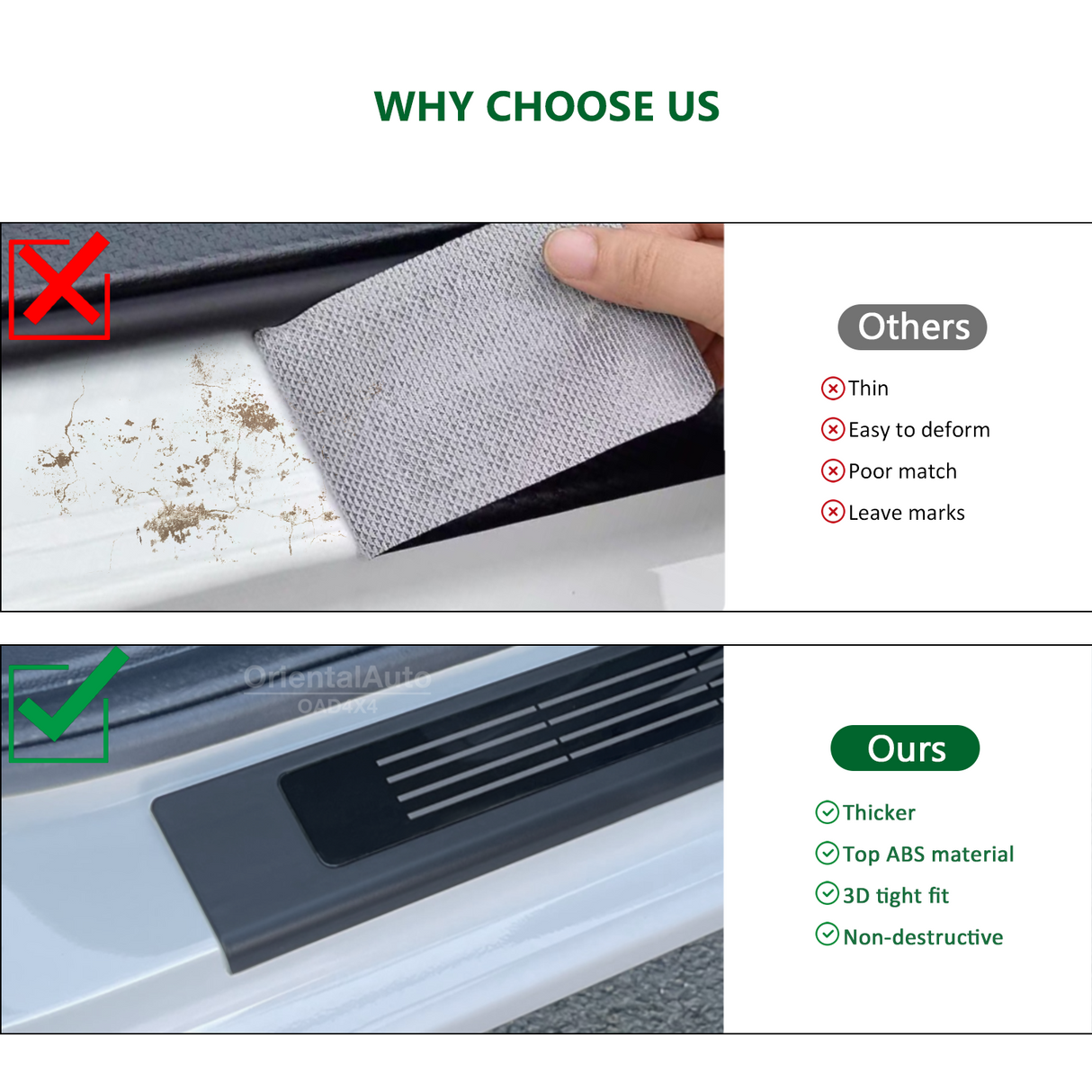 ABS Door Sill Protector for KIA Tasman 2025-Onwards