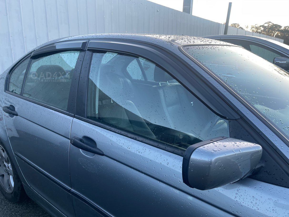 Luxury Weather Shields for BMW 3 Series E46 Sedan 1998-2006