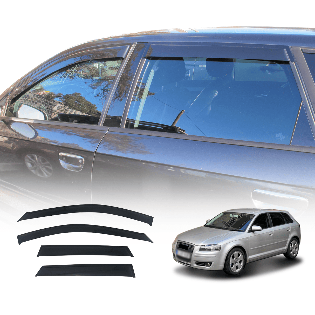 Weather Shields for Audi A3 Hatch 5D 2004-2013