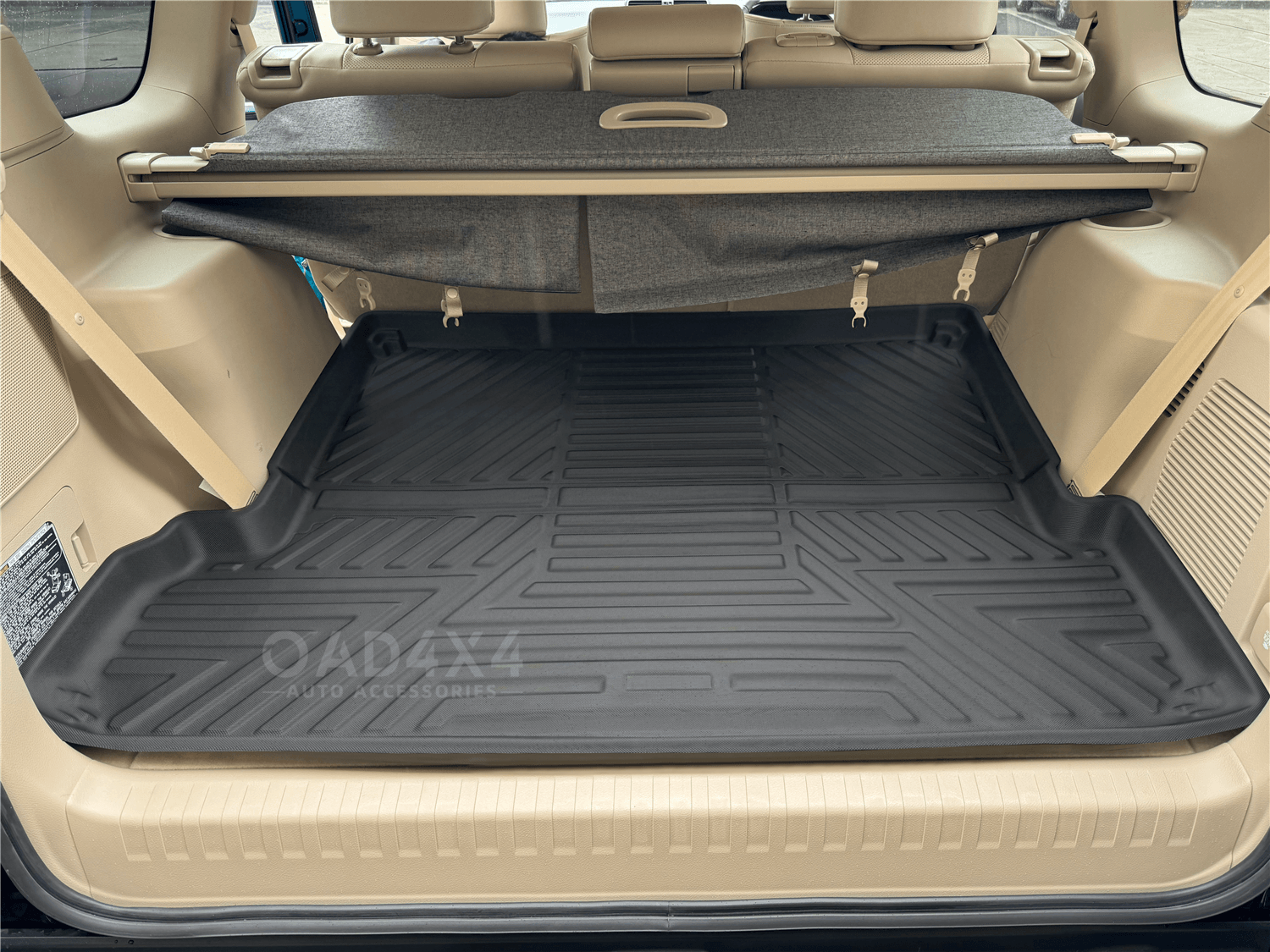 5D TPE Car Floor Mats for Toyota Land Cruiser Prado 150 Auto 7 Seats 2009-2024
