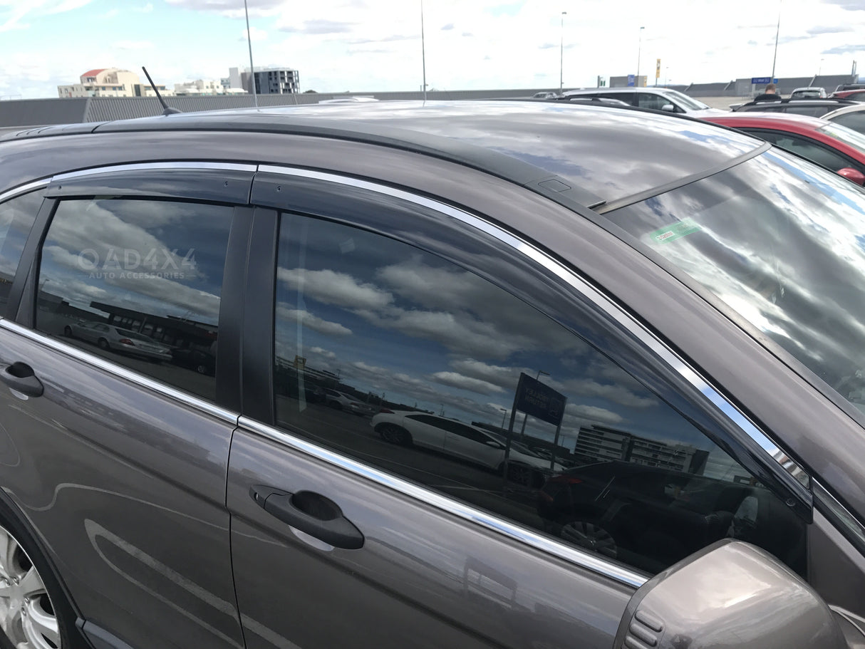 Stainless Edge Weather Shields for Honda CRV CR-V RE Series 2007-2012