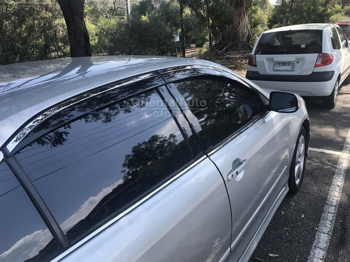 Stainless Edge Weather Shields for Toyota Camry 2006-2012