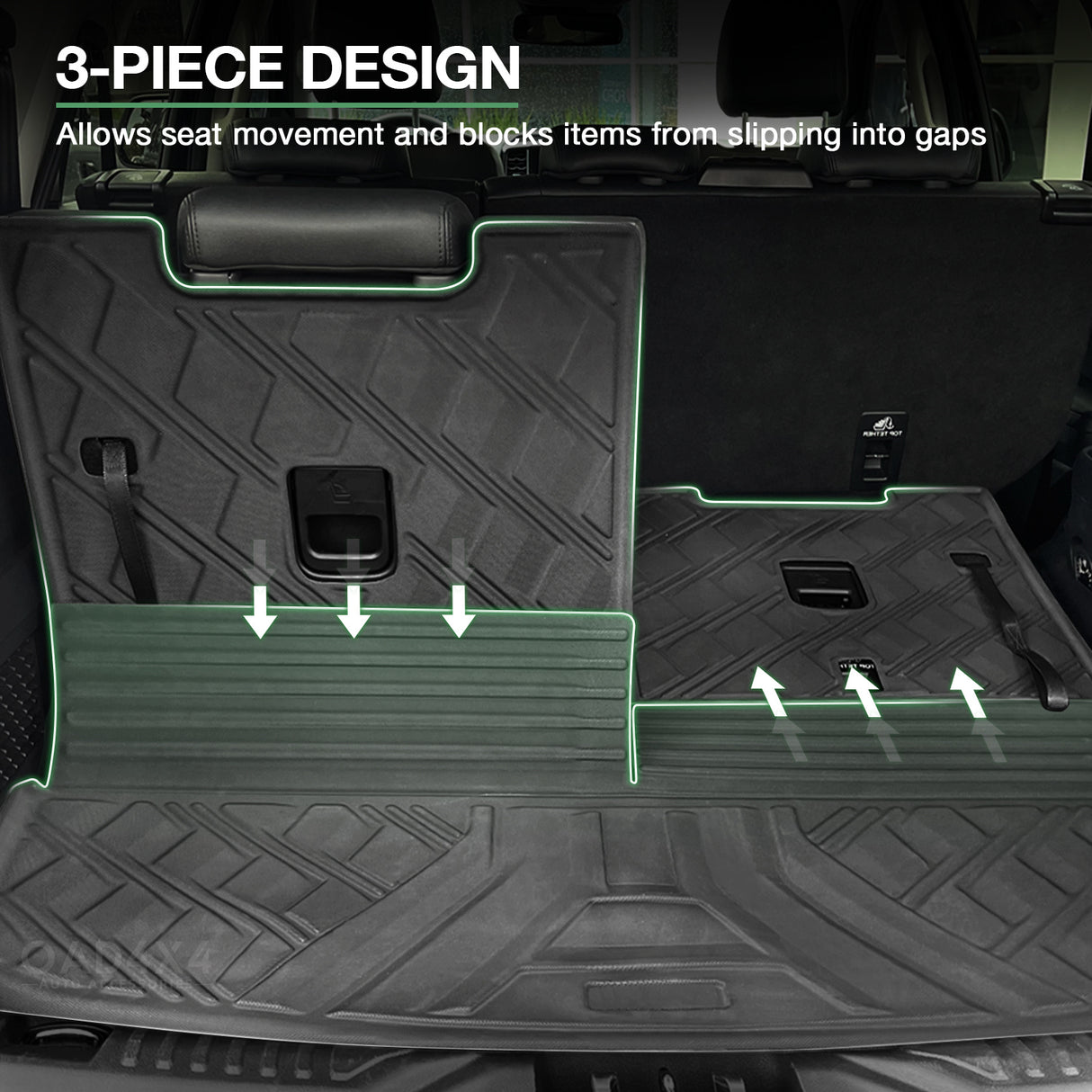 Boot Liner for Ford Everest Next-Gen 7 Seats 2022-Onwards
