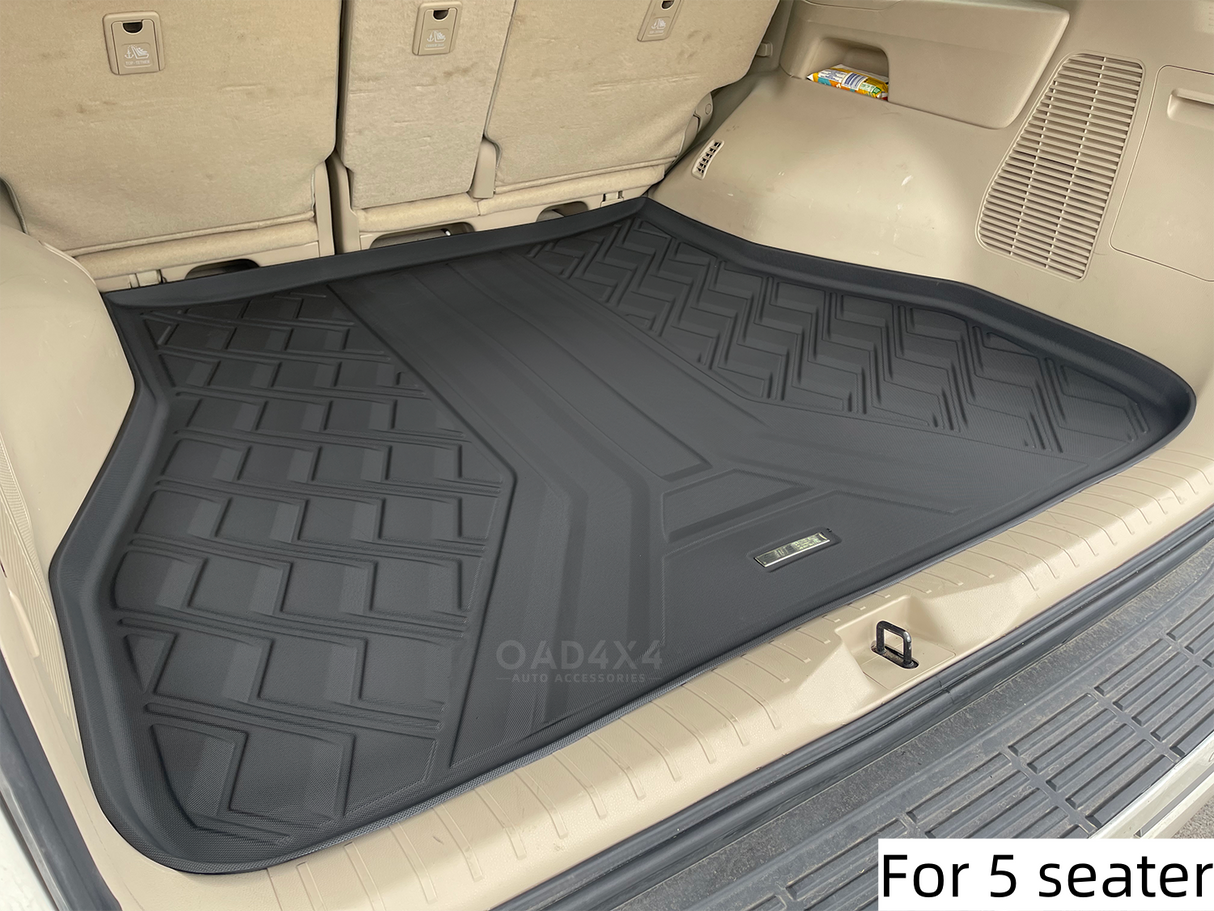 5D TPE Car Floor Mats for Toyota Land Cruiser 300 2021-Onwards