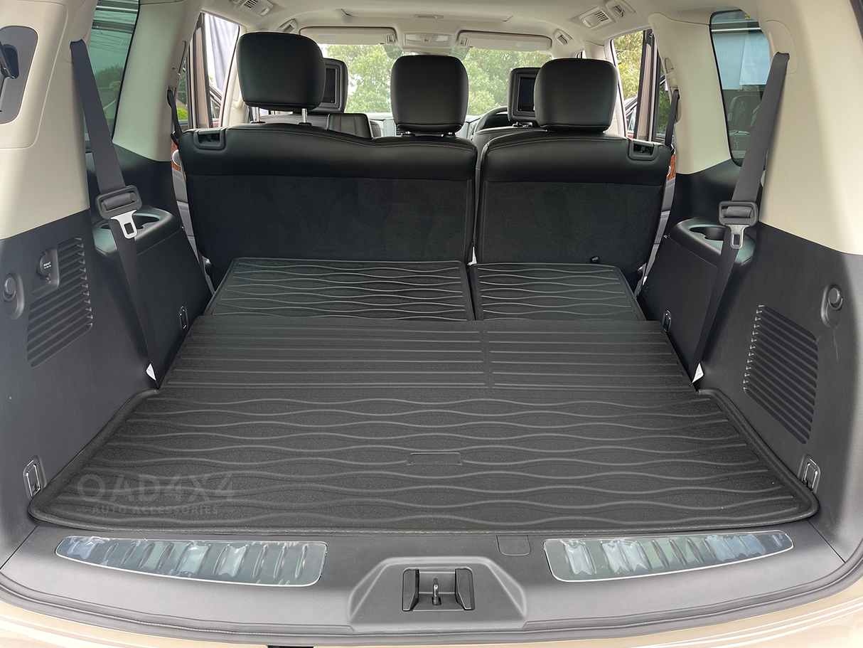 5D Double-Layer Car Floor Mats for Nissan Patrol Y62 2012-Onwards