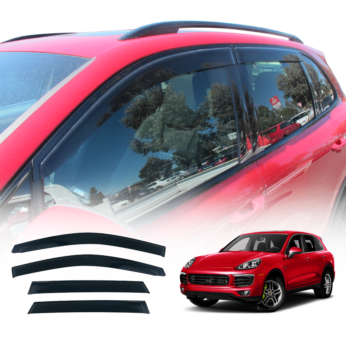 Weather Shields for Porsche Cayenne 92A Series 2010-2017