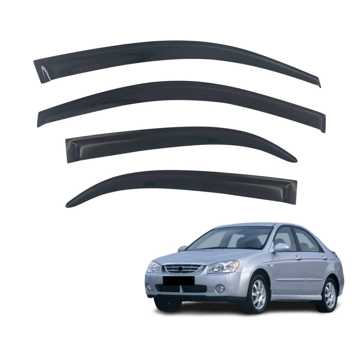 Weather Shields for KIA Cerato LD Series Sedan 2004-2008