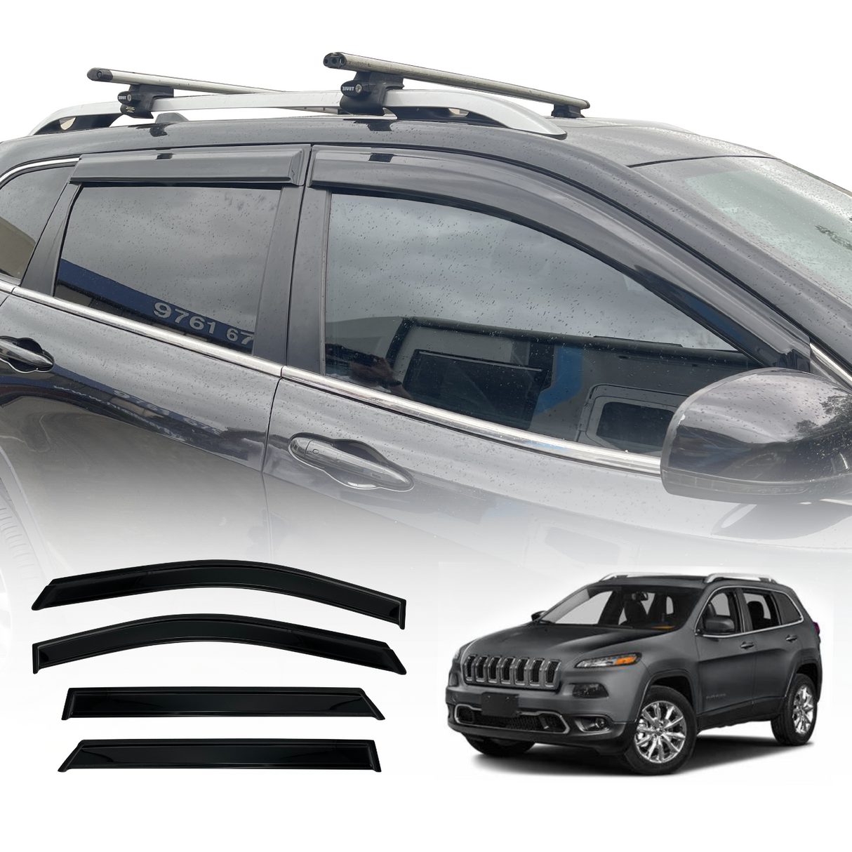 Weather Shields for Jeep Cherokee KL 2014-2019