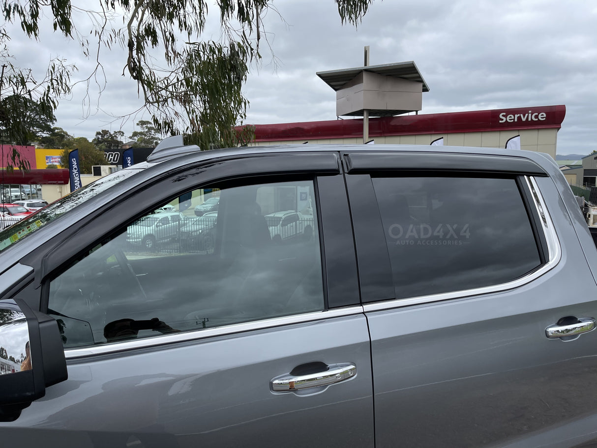 Luxury Weather Shields for Chevrolet Silverado T1 Series 2020-Onwards