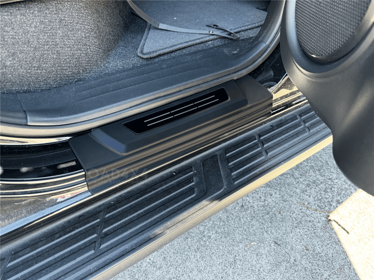 Injection Floor Mats & Door Sill Protector for Toyota Hilux Auto Transmission Dual Cab 2015-2025