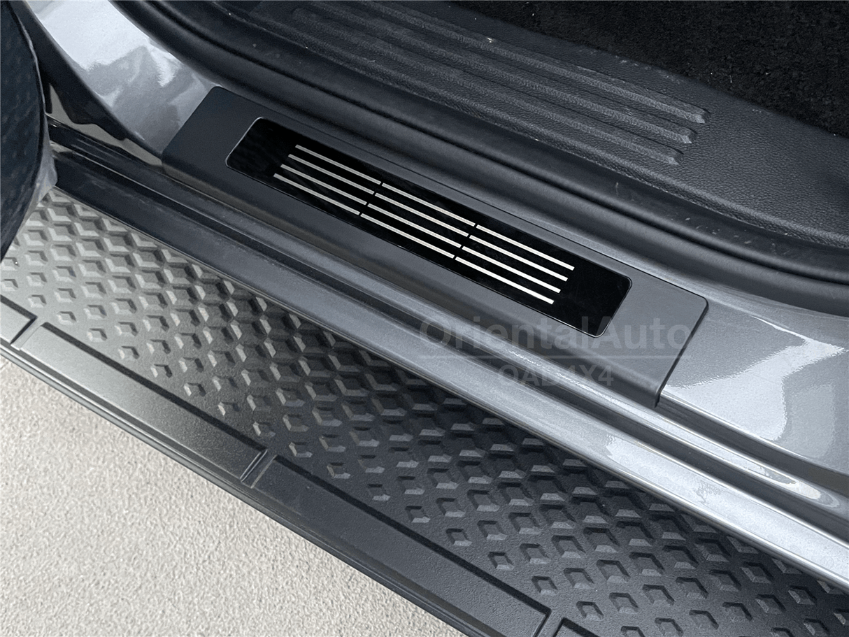 Injection Floor Mats & Door Sill Protector for Mazda BT-50 BT50 Dual Cab 2011-2020