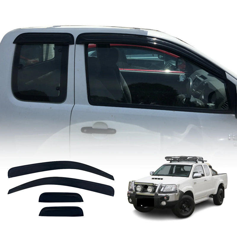 Luxury Weather Shields for Toyota Hilux Extra Cab 2005-2015