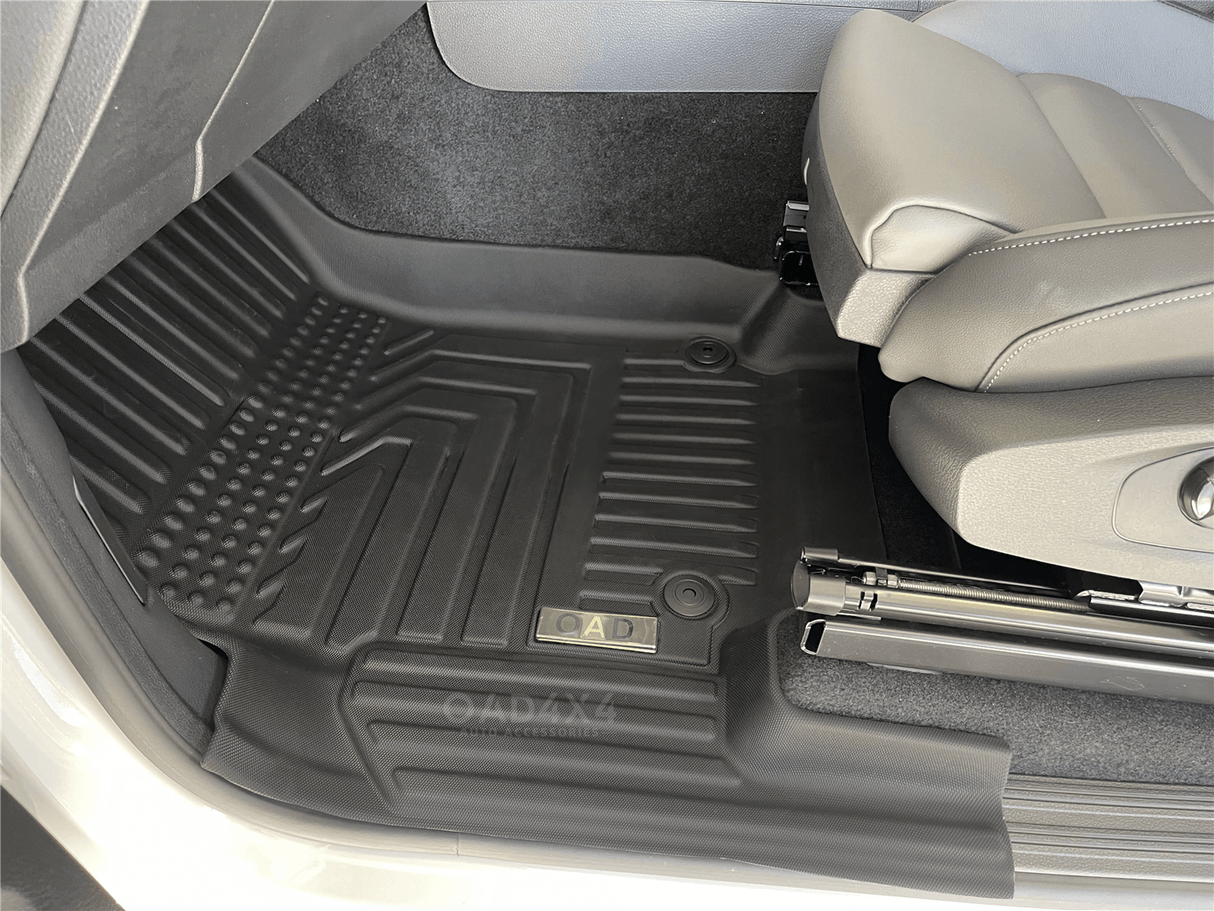 5D TPE Car Floor Mats for Volkswagen Amarok Single Cab 2H Series 2009-2022