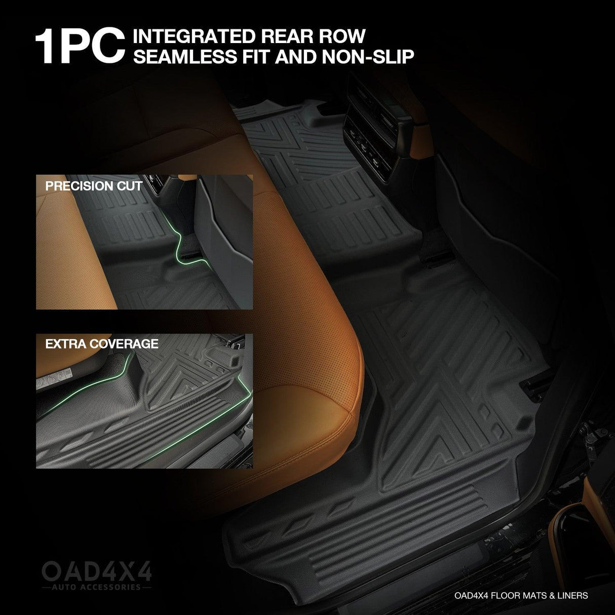 Pre-order 5D TPE Car Floor Mats for Lexus LX500d LX600 2021-Onwards