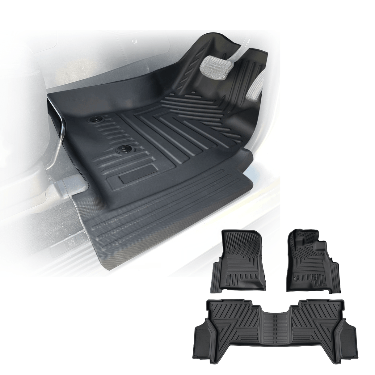 Pre-order 5D TPE Car Floor Mats for Mitsubishi Pajero 2000-2021