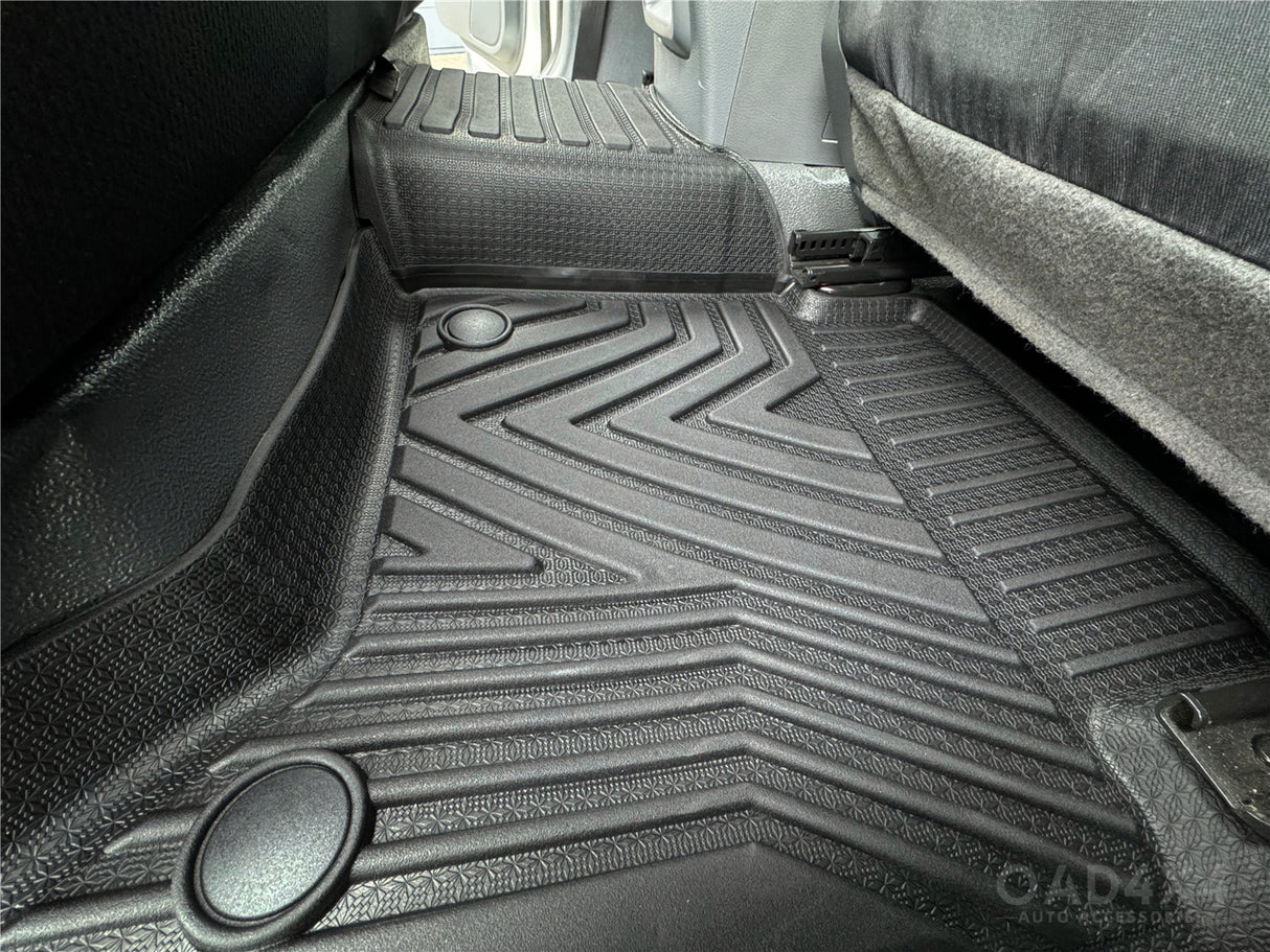 Injection Floor Mats & Door Sill Protector for Mazda BT-50 BT50 Dual Cab 2011-2020