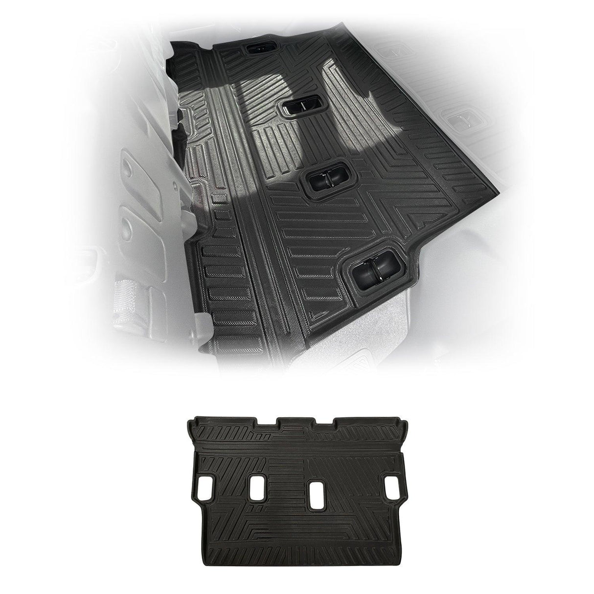 Third Row Car Floor Mats for Toyota Land Cruiser 200 2007-2021