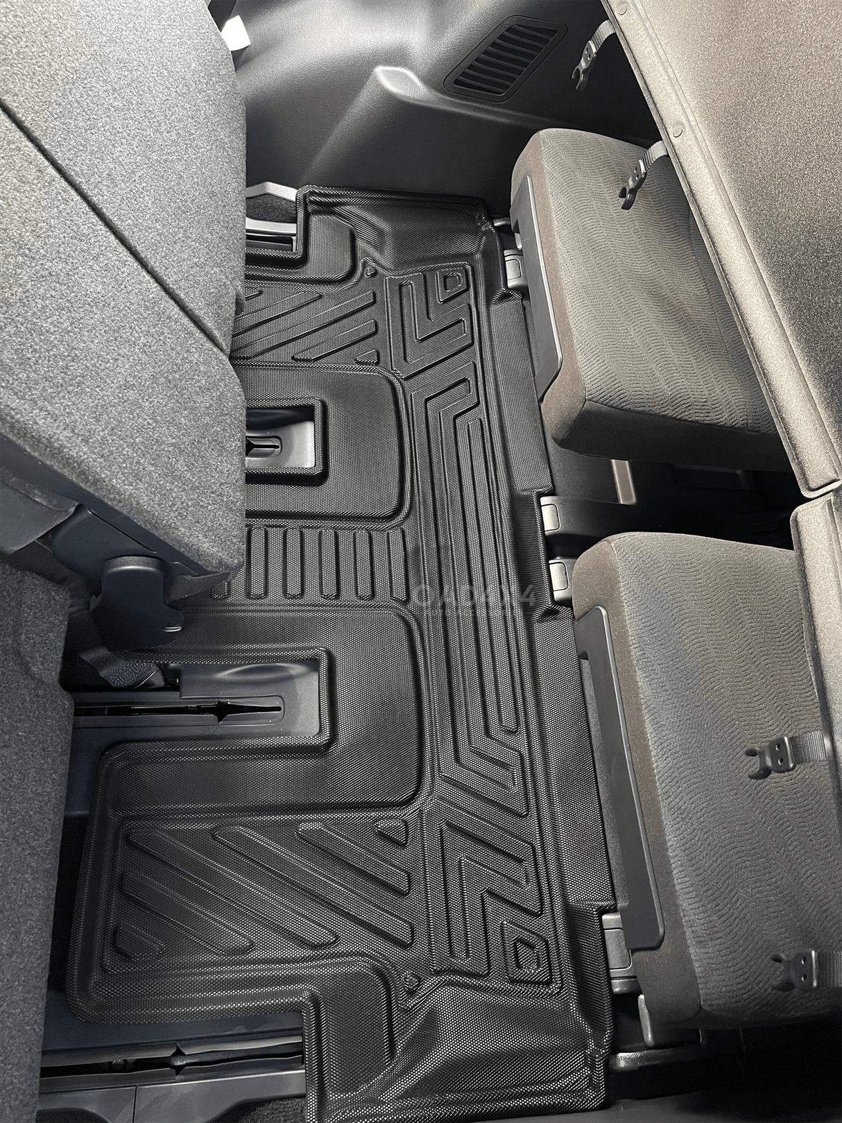 Third Row Car Floor Mats for Toyota Land Cruiser Prado 150 7 Seater 2009-2024