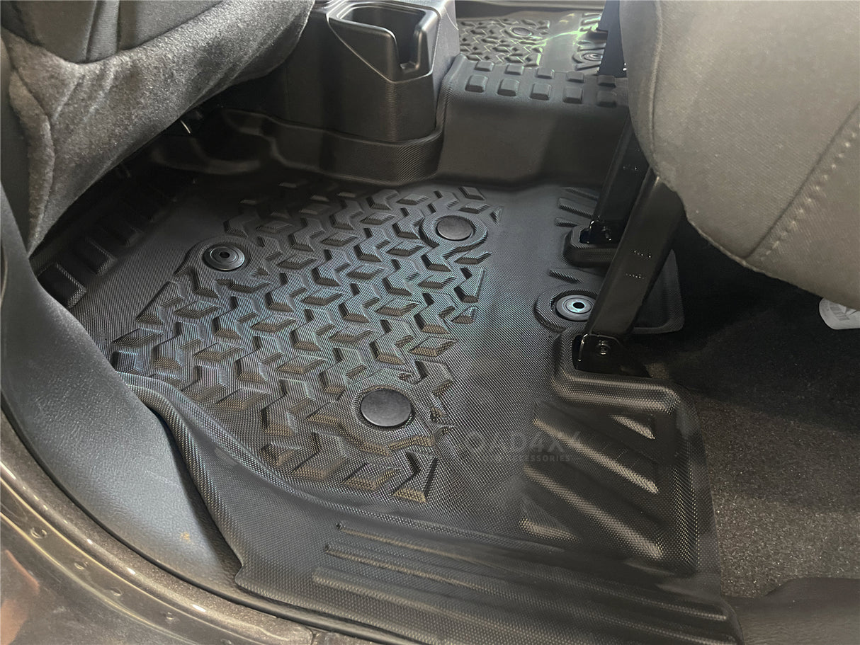 5D TPE Car Floor Mats for Jeep Wrangler JL Series 2018-Onwards