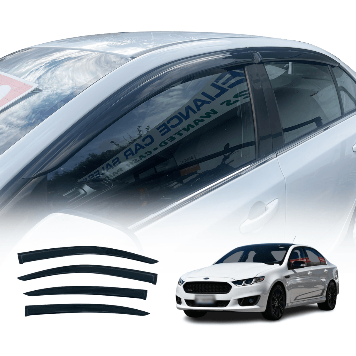 Luxury Weather Shields for Ford Falcon FG 2008-2019