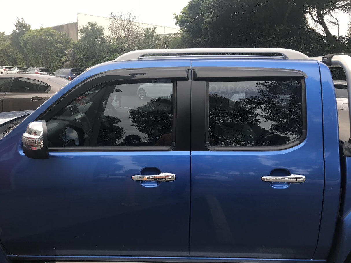 Luxury Weather Shields for Ford Ranger PJ PK Series Dual Cab 2006-2011