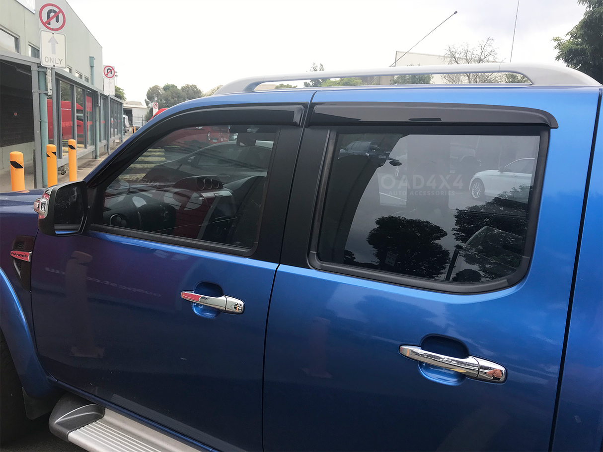 Luxury Weather Shields for Ford Ranger PJ PK Series Dual Cab 2006-2011