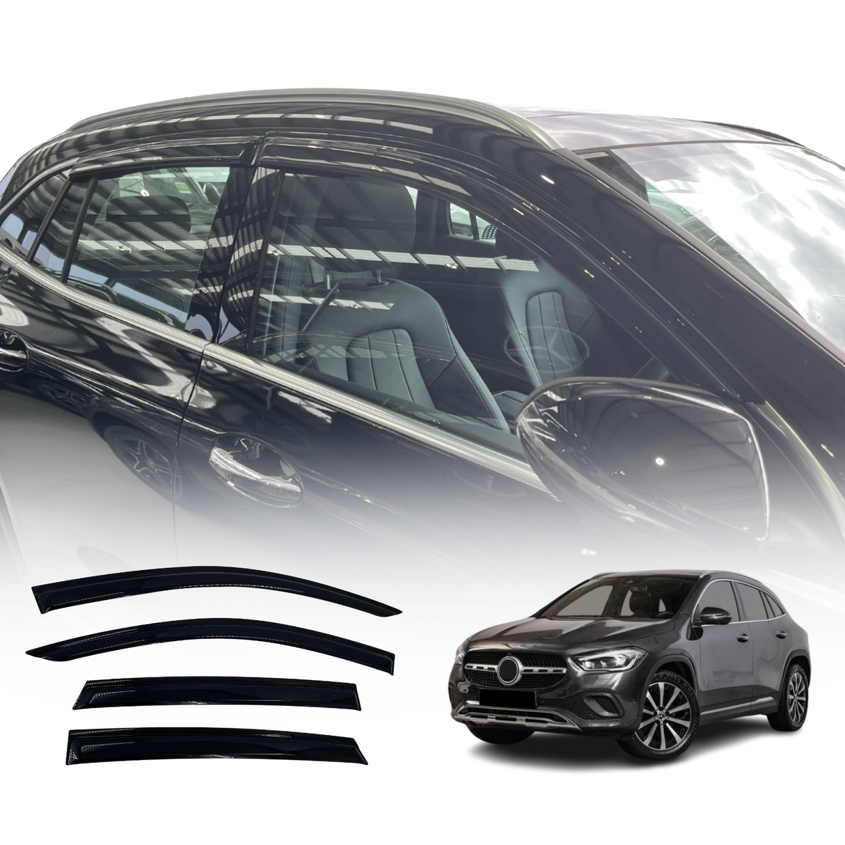 Luxury Weather Shields for Mercedes-Benz GLA Class H247 2020-Onwards