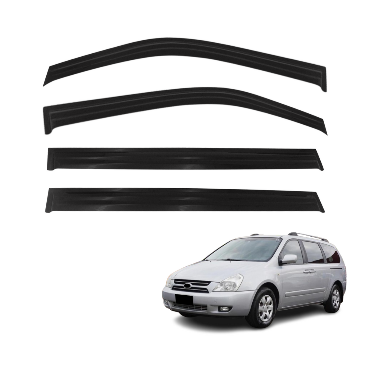 Weather Shields for KIA Grand Carnival VQ 2005-2014