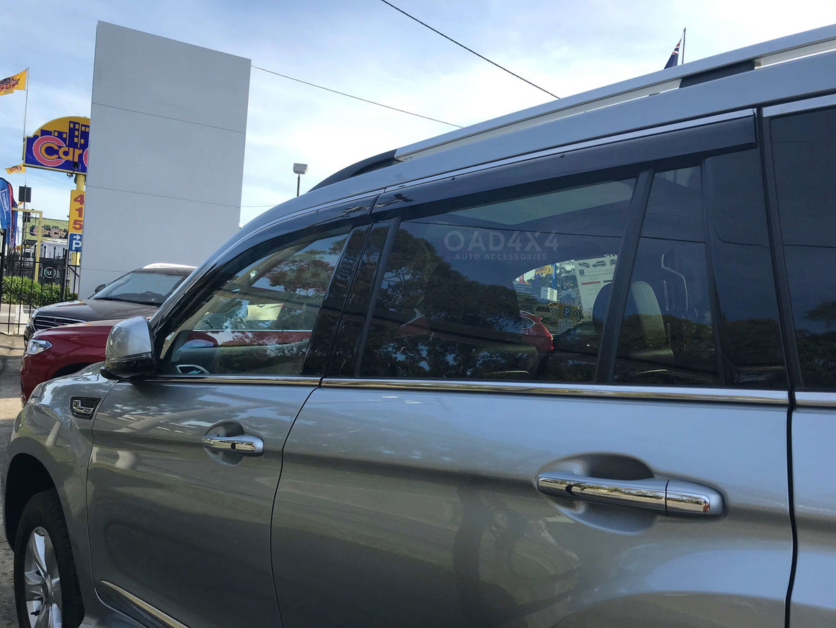 Stainless Edge Weather Shields for Haval H9 2015-Onwards