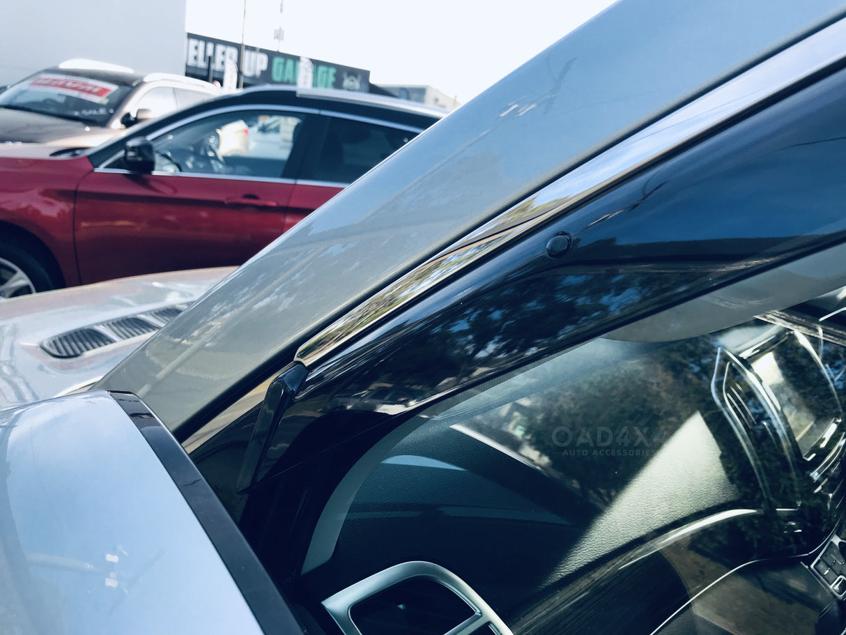 Stainless Edge Weather Shields for Haval H9 2015-Onwards