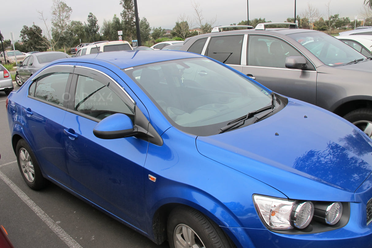 Stainless Edge Weather Shields for Holden Barina Sedan TM 2012-2019