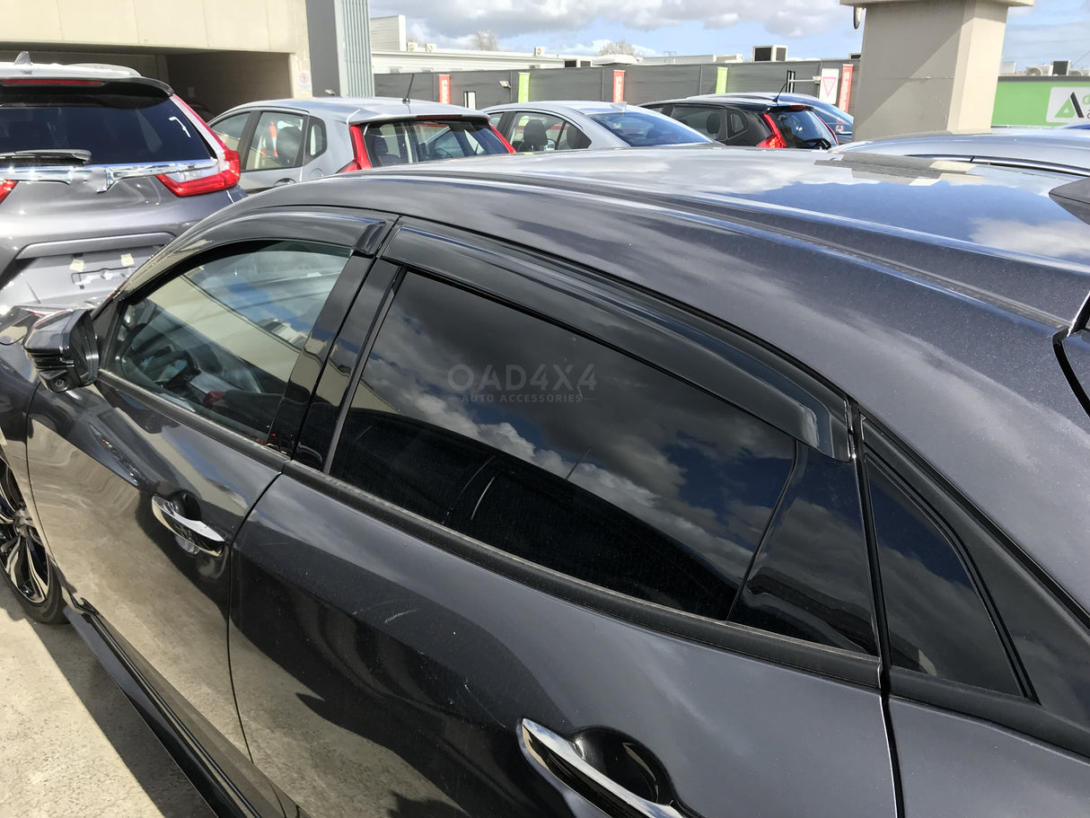 Luxury Weather Shields for Honda Civic Hatch 10th Gen 2017-2021