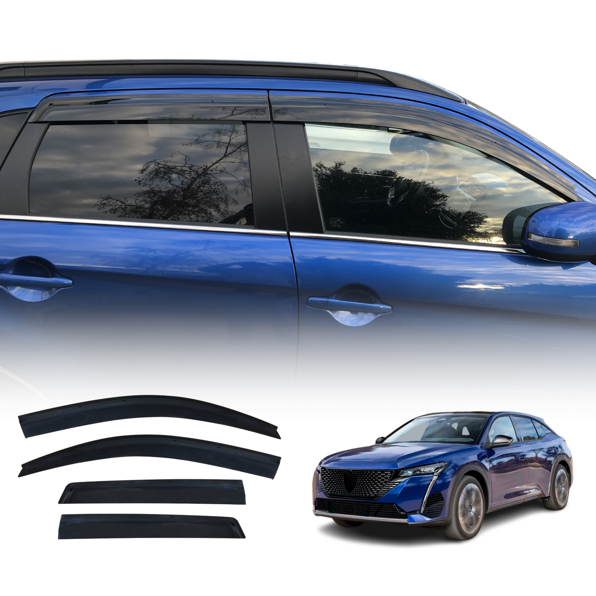 Injection Weather Shields for Peugeot 4008