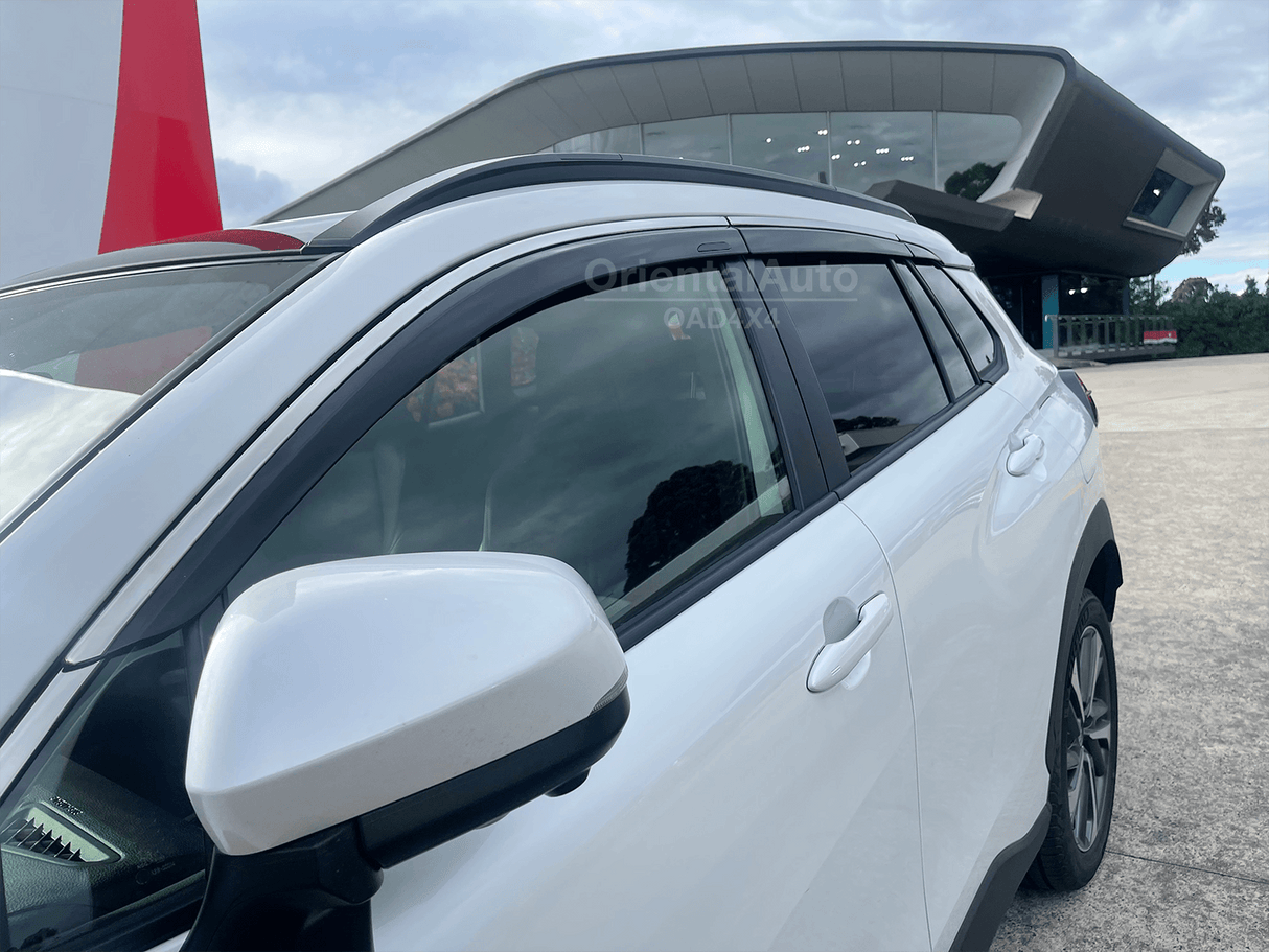 Stainless Edge Weather Shields for Toyota Corolla Cross SUV 2022-Onwards 6PCS