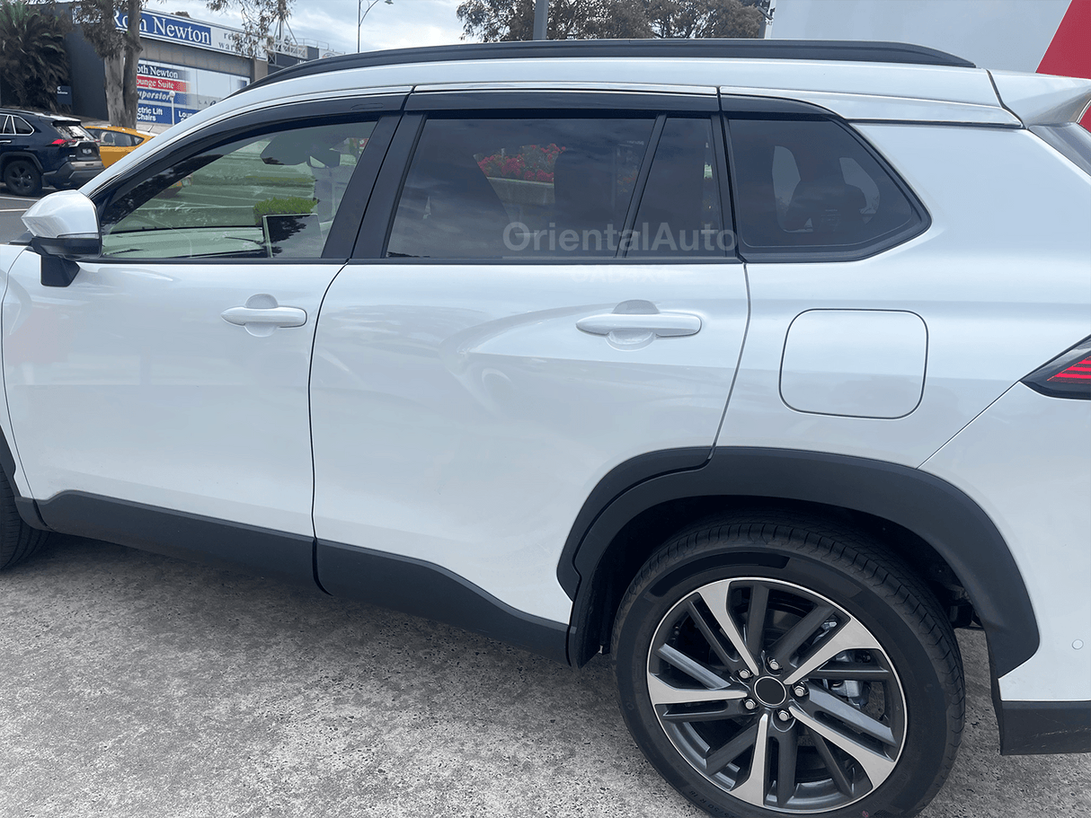 Stainless Edge Weather Shields for Toyota Corolla Cross SUV 2022-Onwards 6PCS