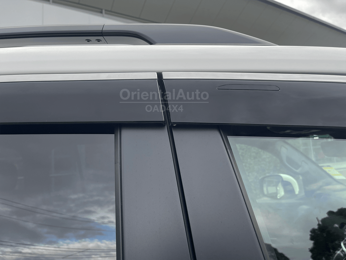 Stainless Edge Weather Shields for Lexus LX500d LX600 2021-Onwards