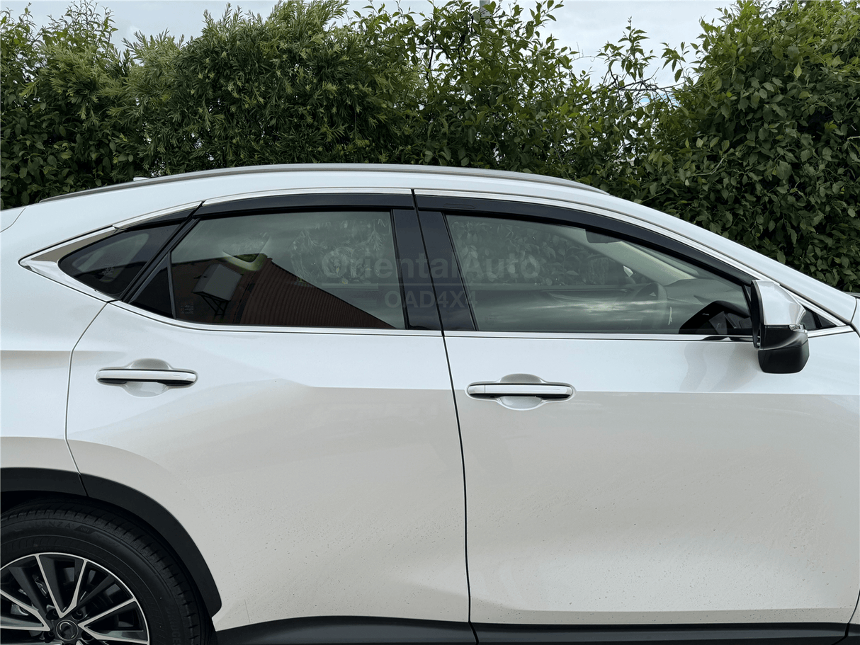 Stainless Edge Weather Shields for Lexus NX Series 2022-Onwards 6PCS